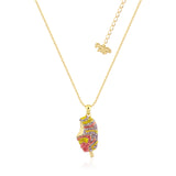 Couture Kingdom Disney Streets Paddle Pop Gold Plated Rainbow Crystal Pendant on 45+7cm Chain
