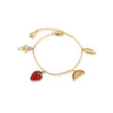 Load image into Gallery viewer, Streets Paddle Pop Gold Plated Stainless Steel Charm 16+3cm Bracelet