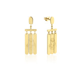 Couture Kingdom Disney Streets Paddle Pop Gold Plated Stainless Steel Lick A Prize Drop Earrings