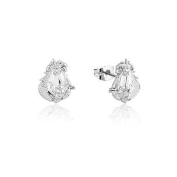 Couture Kingdom Disney Streets Paddle Pop White Gold Plated Stainless Steel Max The Lion Stud Earrings