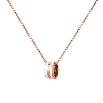 Daniel Wellington Two Tone Rose Gold And Stainless Steel Emalie 45cm Chain