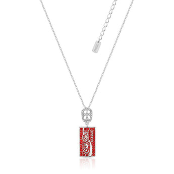 Couture Kingdom Disney White Gold Plated Stainless Steel Coca Cola Can Crystal 45+7cm Chain
