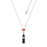 Couture Kingdom Disney White Gold Plated Stainless Steel Coca Cola Lips 45+7cm Chain