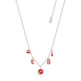 Couture Kingdom Disney White Gold Plated Stainless Steel Coca Cola Charm 40+7cm DC Chain