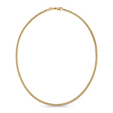 Guess Mens Jewellery Gold Plated Grumetta Doppia 5mm 53.3cm Chain