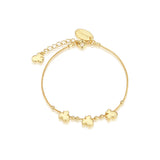 Couture Kingdom Disney Gold Plated Stainless Steel Minnie Mouse Charm 16+3cm Bracelet