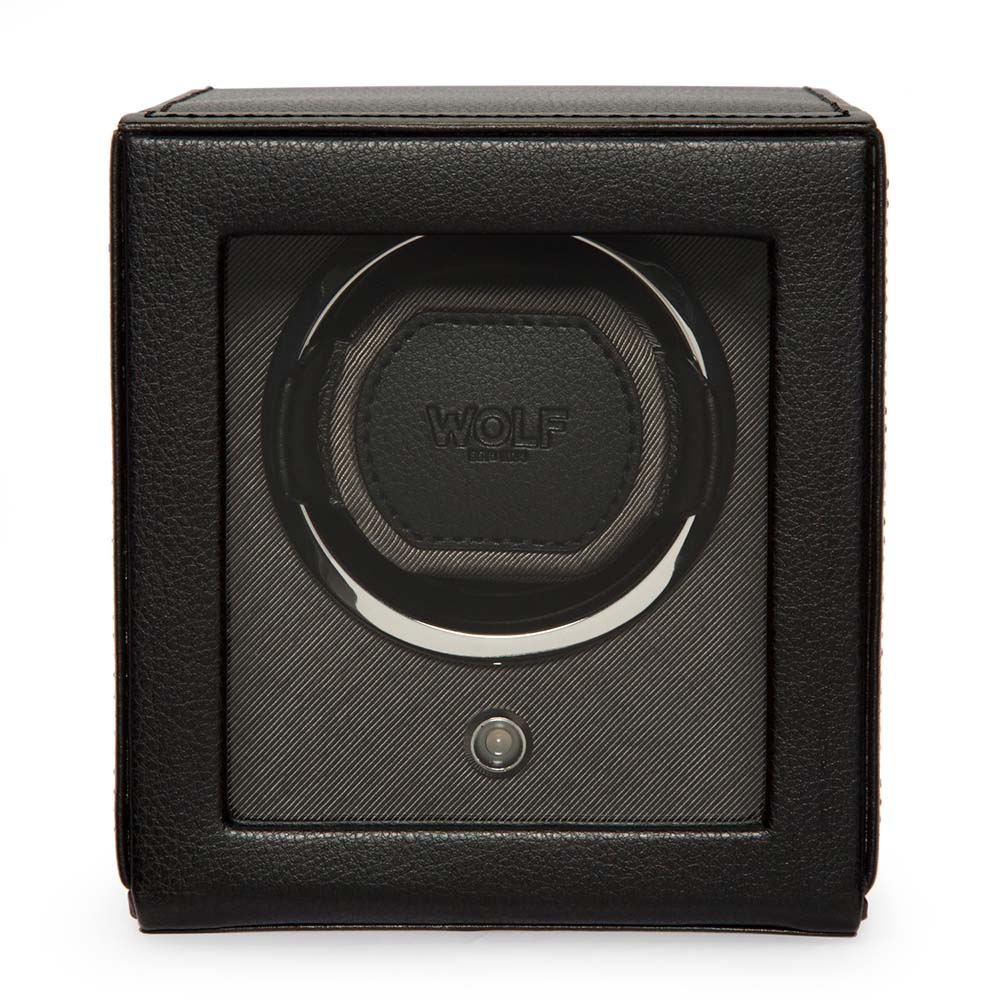 Black CUB Watch Winder with Cover