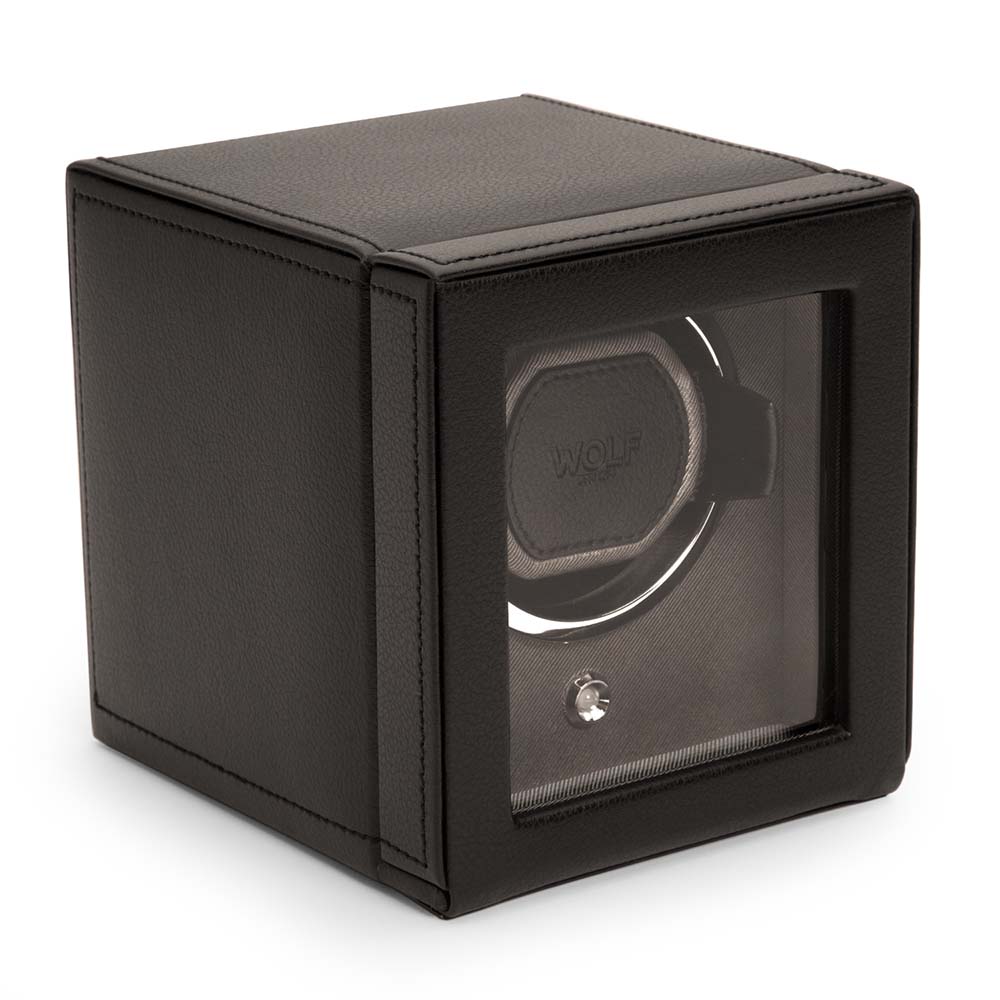 Black CUB Watch Winder with Cover